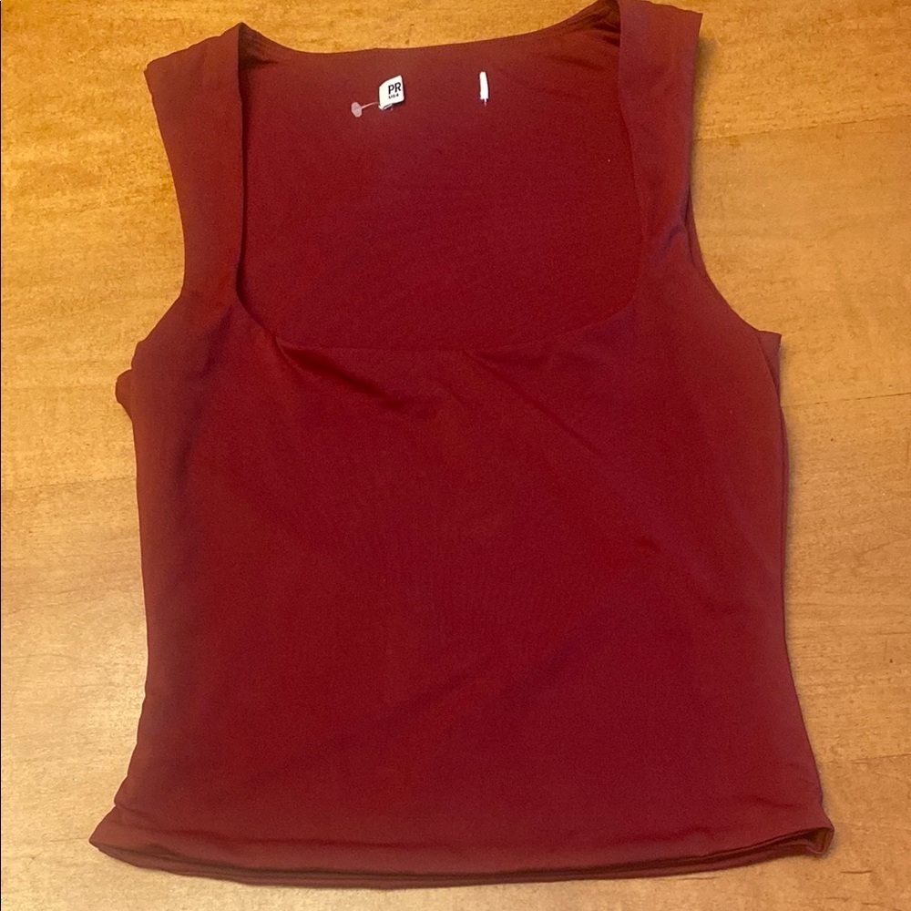 Burgundy Tank Top